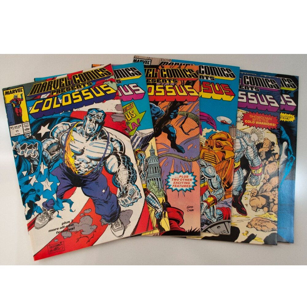 Marvel Comics Presents Colossus 11 12 13 14 15 16 1989 Comic Book Lot X-Men 80s